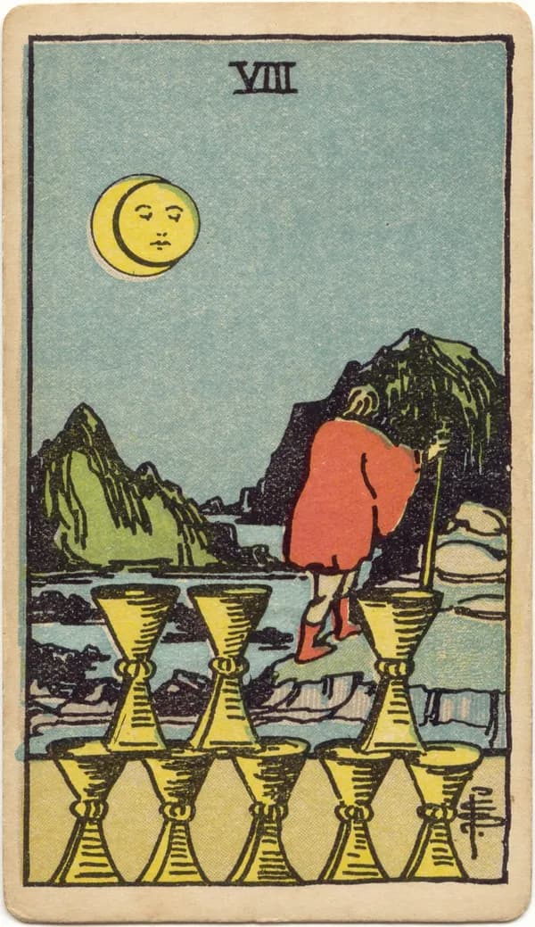 Eight of Cups, tarot card