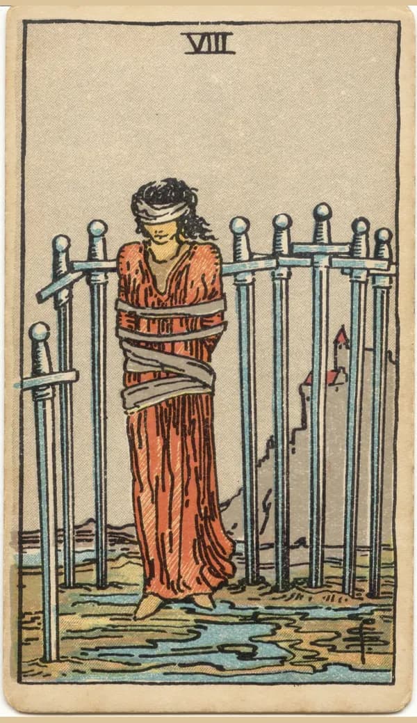 Eight of Swords, tarot card