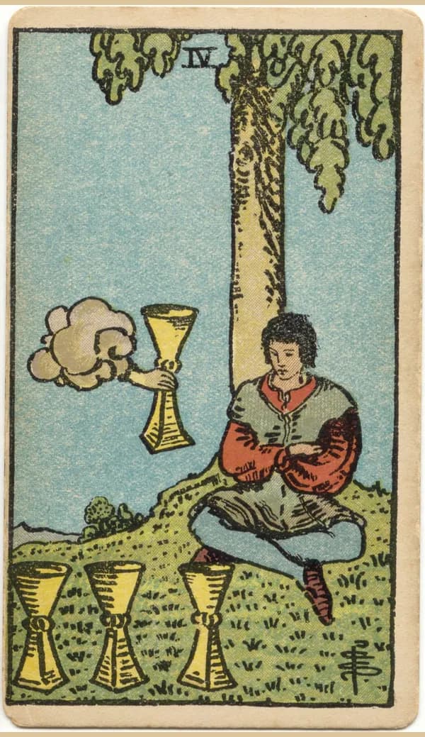 Four of Cups, tarot card