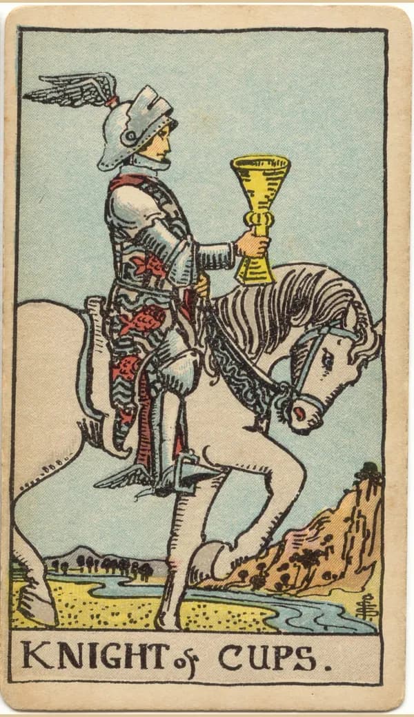 Knight of Cups, tarot card