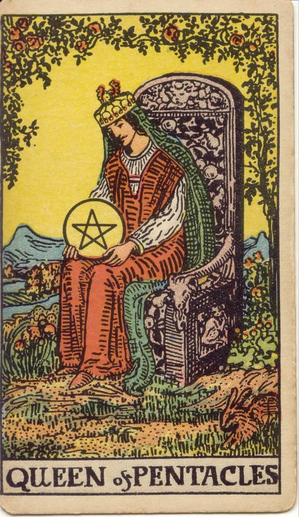 Queen of Pentacles, tarot card