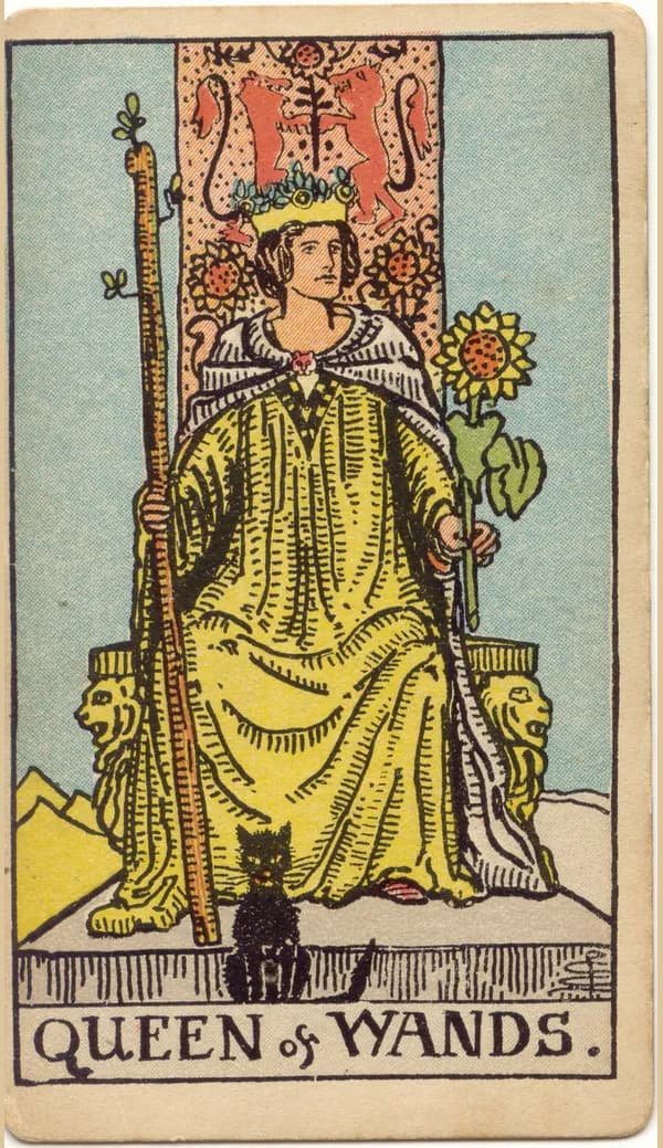 Queen of Wands, tarot card