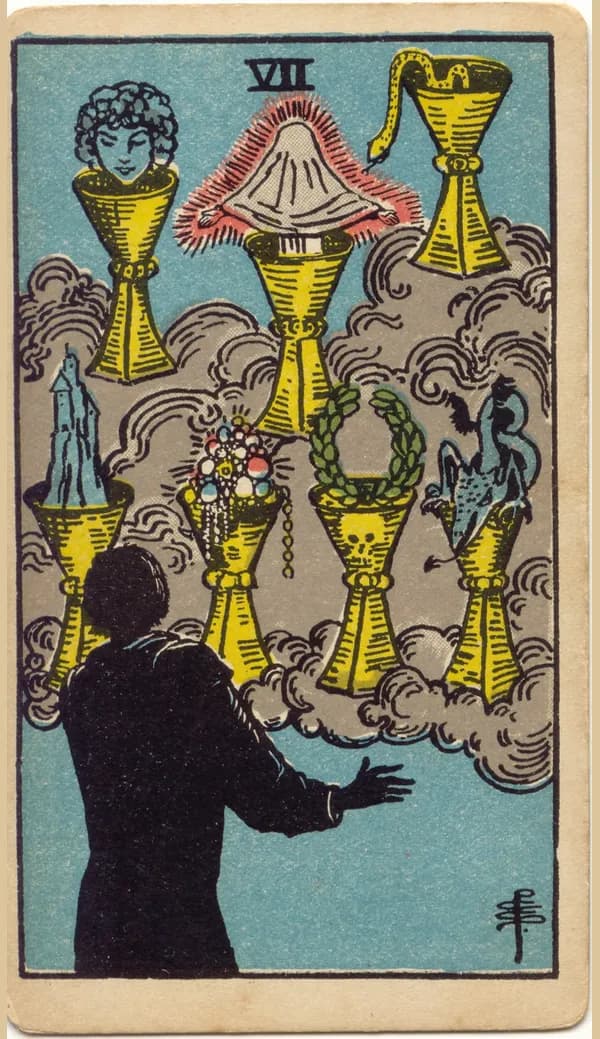 Seven of Cups, tarot card