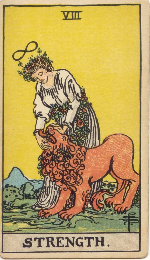 Strength, tarot card