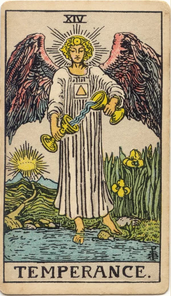 Temperance, tarot card