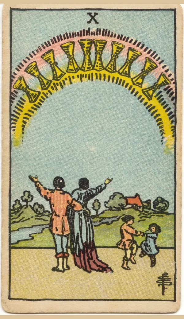 Ten of Cups, tarot card