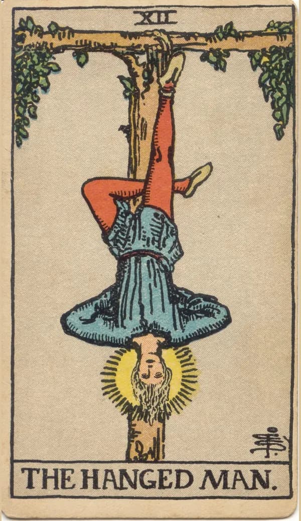 The Hanged Man, tarot card
