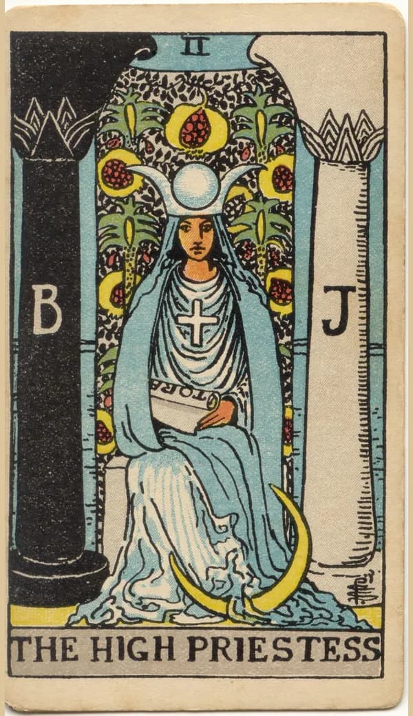 The High Priestess, tarot card