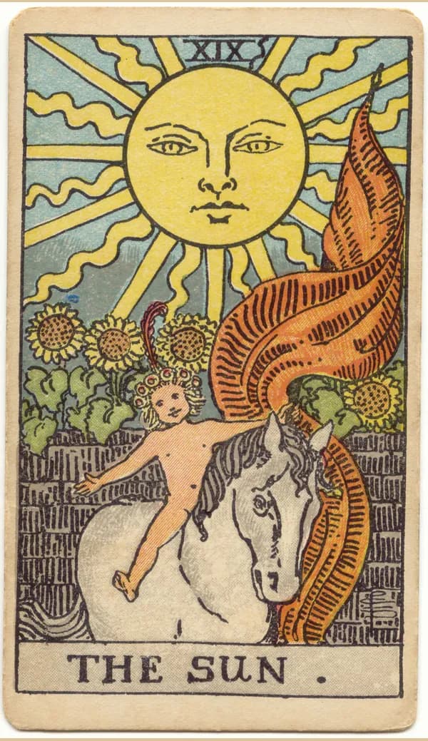 The Sun, tarot card