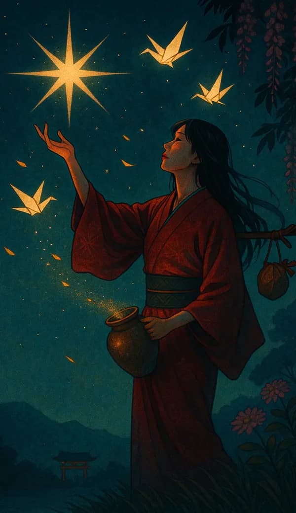Back of a tarot card