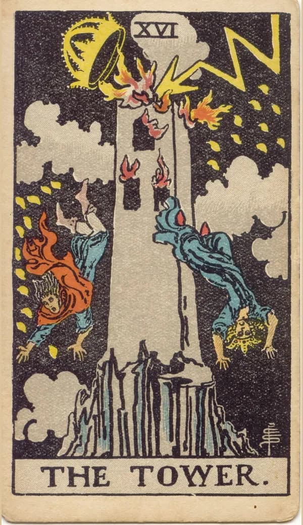 The Tower, tarot card